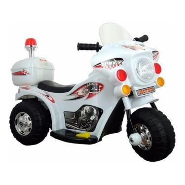 Imagem de Mini moto elétrica 7,5v infantil bw002 - Importway, Branco