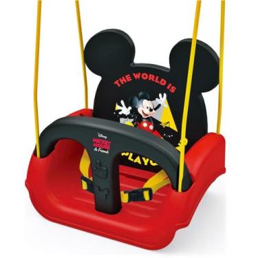 Imagem de Balanço Infantil Mickey Com Encosto Regulável - Xalingo