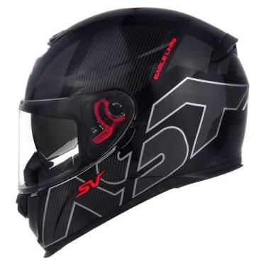 Imagem de Capacete ASX Eagle Sv Lines Brilho Preto/Grafite, 60