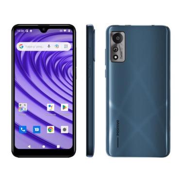 Imagem de Smartphone Positivo Twist 5 64GB Azul 3G Unisoc 2GB RAM 6,26" Câm. 8MP