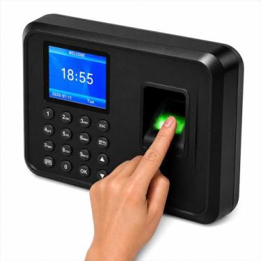 Imagem de Relógio Ponto Biométrico Digital USB Funcionário Durawell MK600 Contro