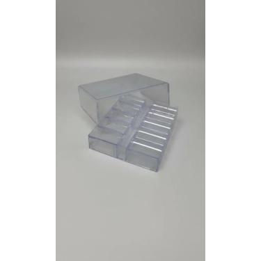 Imagem de Rack Acrílico Porta Fichas 200 Unidades 39mm Com Tampa - Congratulatio