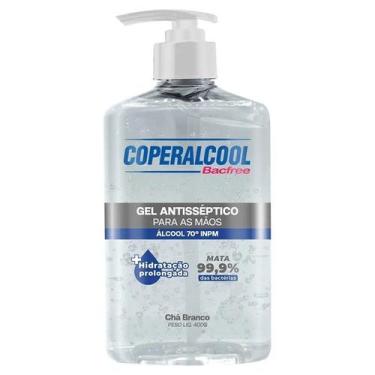 Imagem de Coperalcool Bacfree Álcool Gel Higienizador de Mãos Chá Branco 400g