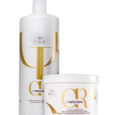 Imagem de Kit Wella Professionals Oil Reflections - Shampoo 1000ml + Máscara 500ml