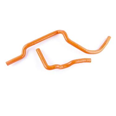Imagem de LUXERAD 3 camadas de 4,5 mm de desempenho de silicone de tubo de refrigeração para Yamaha Wolverine 450 SE (laranja)