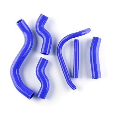 Imagem de LUXERAD Kit de mangueira de arrefecimento de silicone com desempenho de 3 camadas para KAWASAKI Z1000 07+ (azul)