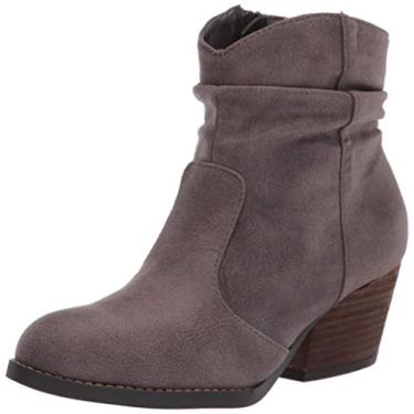 Imagem de Bella Vita Ankle Boot Feminino, Cinza, 6
