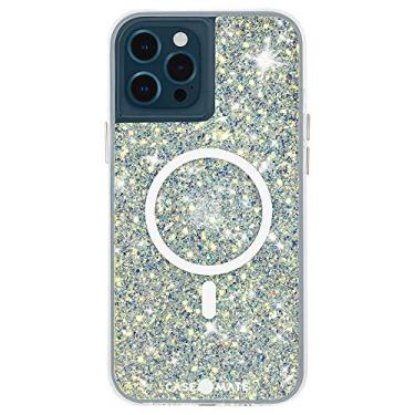 Imagem de Case-Mate - TWINKLE – Capa para iPhone 12 e iPhone 12 Pro (5G) – Compatível com acessórios Magsafe e carregamento – Proteção contra quedas de 3 metros – 6,1 polegadas – Stardust