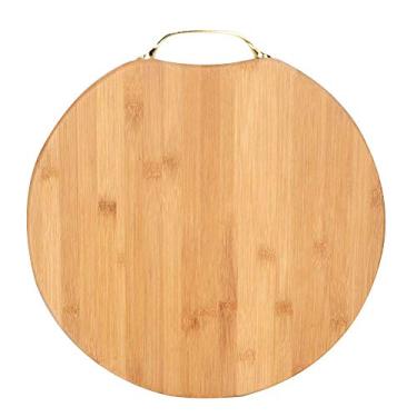 Imagem de Tábua de cortar, utensílios de cozinha utensílio de cozinha bambu 36x36x3cm para frutas para legumes para feijão para carne