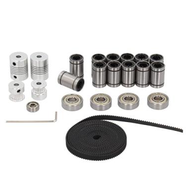 Imagem de Arbusto de rolamento de esferas linear de aparência brilhante, unidade de rolamento de impressora de construção robusta, kit de rolamento linear lm8uu, casa para impressora 3d i3