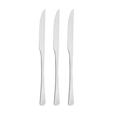 Imagem de Conjunto de facas para churrasco aço inox 3 pç. Tramontina