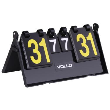 Imagem de Placar Vollo Sports em PVC com 31 Pontos 7 Sets Rígido – Preto