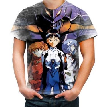 Imagem de Camiseta Camisa Neon Genesis Evangelion Shinji Misato Eva 6 - Estilo K