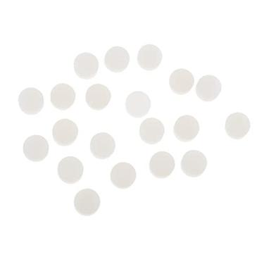 Imagem de Almofadas de Cortiça de Trompete de 20 Peças para Válvula de Saliva Tamanho 9mm X 4mm, Branco