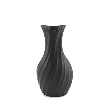 Imagem de Ceraflame Vaso de Cerâmica Gode 22,5cm Grafite - Decor