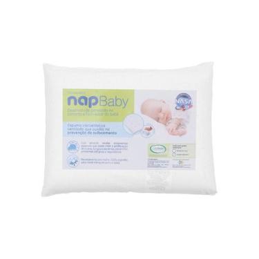 Imagem de Travesseiro Nap Visco Baby Branco Tecnologia Nasa