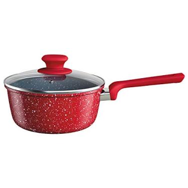 Imagem de Euro Home - Panela 20 cm de Alumínio com Antiaderente ColorStone Volcano - ALU8501-VO