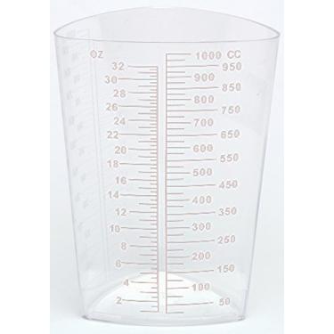 Imagem de OakRidge Products 1000ml Triangular Graduated Container, Translucent, PP (10 Count)