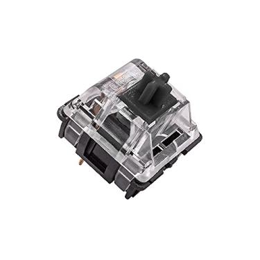 Imagem de HUANO Interruptores Pretos 3 Pinos Chave Interruptores Substituição Pacote 20 – Gateron & Cherry MX Equivalente DIY Interruptores Substituíveis para Teclado Mecânico de Jogos