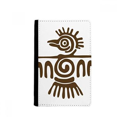 Imagem de Totems México Águia Careca Civilização Antiga Porta Passaporte Notecase Burse Carteira Capa Carteira Cartão Bolsa, Multicolor
