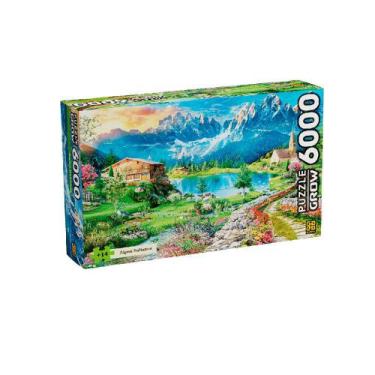 Imagem de Puzzle 6000 Peças Alpes Italianos - Grow