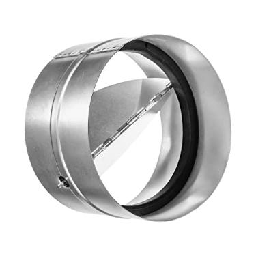 Imagem de - Amortecedor de recuo de 15,24 cm para exaustor de duto reto ou flexível. Ventilador de exaustão para cozinha e preventor de refluxo de ventilador de secadora diferente. Amortecedor de aço com abas de válvula de alumínio.