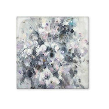 Imagem de Pintura a óleo de inverno arte natureza morta azulejo de cerâmica brilhante banheiro cozinha decoração artesanato presente