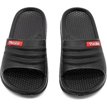 Imagem de Chinelo Slide Feminino Masculino Super Leve Sandália Ortopédica Confortável (34, Preto)