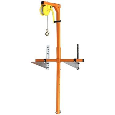 Imagem de Grua De Instalação Da Unidade Externa De Ar Condicionado Com Suporte De Elevação E Guincho Manual, Talha Manual Para Montagem, Desmontagem,Conjunto Completo 150kg 30m,Hilarious123