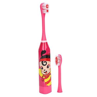 Imagem de Escova de Dentes Elétrica Infantil, Escova de Dentes Com Padrão de Desenho Animado Adorável, Ferramenta Multifuncional de Limpeza de Dentes, Escova de Dentes de Cerdas Macias,