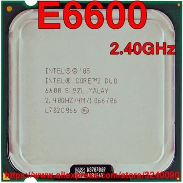 Imagem de Processador Intel CPU Core 2 Duo original  E6600  2 40 GHz  4M  1066MHz  Soquete Dual-Core  775