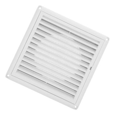 Imagem de Gadpiparty Respiradouro Tampa De Ventilação De Retorno De Ar Tampa De Ventilação Da Parede Externa Tampas De Ventilação De Parede Tampa De Ventilação De Parede Branco Plástico Filtro Quadrado