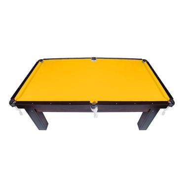 Imagem de Sinuca Black & Yellow Semioficial 2,20x1,20m
