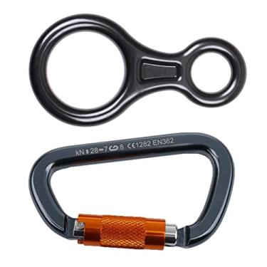 Imagem de predolo Dispositivo de Segurança para Escalada com Mosquetão de Travamento 35KN + Equipamento de Rapel 28KN - Versão