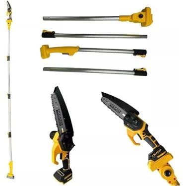 Imagem de Mini Motosserra com Cabo Extensor, Motosserra de Poda em Alturas, Motosserra Extensível, 3M Altura Máx., Motosserra Extensora, Podadora, Motopoda Automática, Motopoda Elétrica