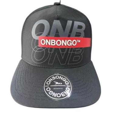 Imagem de Boné Onbongo Snapback Aba Curva D821A Preto-Masculino