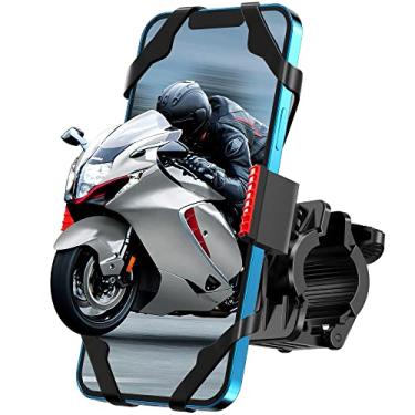 Imagem de IPOW Suporte para bicicleta, suporte universal para celular e suporte de motocicleta compatível com iPhone 11 Pro Max/X/XR/XS MAX/8/7 Plus, Samsung Galaxy S10/S10e/S9, Nexus, HTC, LG, BlackBerry