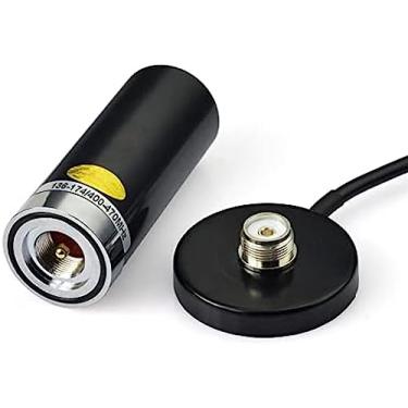 Imagem de Antena de rádio amador omnidirecional de banda dupla vhf uhf 144-430mhz, antenas de comunicação de base magnética