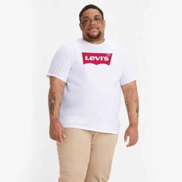 Imagem de Camiseta Levi's Clássica Graphic Plus Size Masculina Branca-Masculino