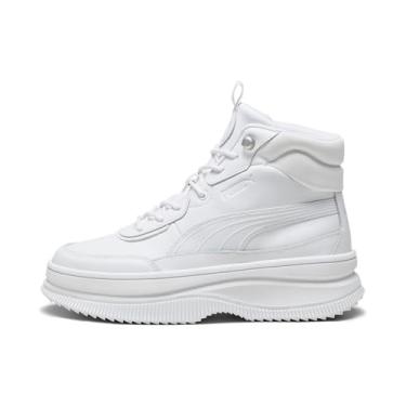 Imagem de PUMA Mayra Tênis feminino cano alto, Puma branco-puma branco-puma prata, 40