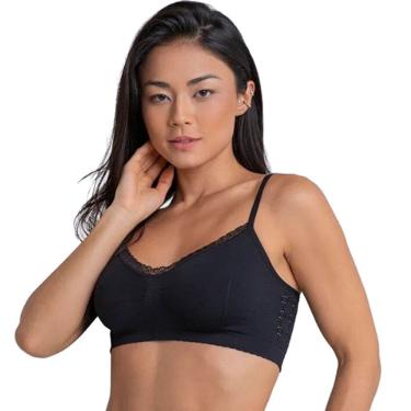 Imagem de Sutiã Angel Lupo Top Loba Trend Sem Costura Renda Ref. 41260