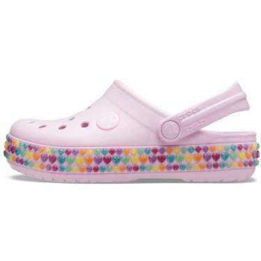 Imagem de CROCS Crocband Gem Band Clog T - Ballerina Pink - C6 , 207607-6GD-C6, Kids Unisex , Ballerina Pink , C6