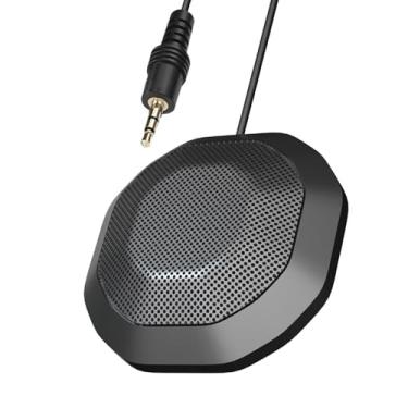 Imagem de Microfone Condensador, Microfone de Conferência, Microfone para Pc Com Função Touch-mute para Voz de Jogo, Vídeo na Internet, Microfone Ao Vivo (Plugue de 3,5 mm)