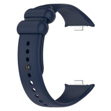 Imagem de Pulseira para Redmi watch 4, acessórios de relógio inteligente, cinto de substituição (Azul da meia noite)