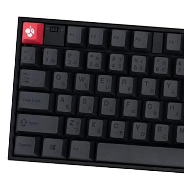 Imagem de mintcaps PBT – Conjunto de teclas cinza japonesas com perfil cereja retrô Dye-Sub 130 teclas personalizadas para teclados mecânicos 60% 65% 70% 75% Cherry Gateron MX Switches
