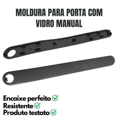 Imagem de Par Moldura Manual para FIAT/UNO VIVACE ou Fiorino Vivace DIANTEIRO - 