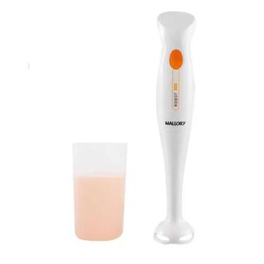 Imagem de Mixer robot 300 Mallory 220v branco com copo lâminas em aço desmontáve