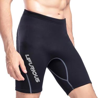 Imagem de Bermuda masculina de neoprene lifruious de 2 mm para surf, mergulho, canoagem, caiaque, jet ski, esportes aquáticos