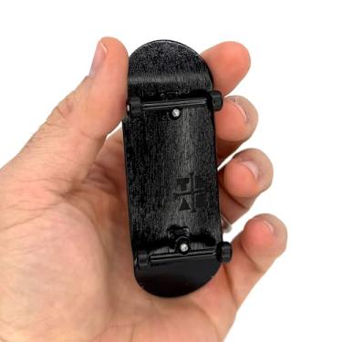 Imagem de Teak Tuning Prancha de dedo completa prolífica com componentes atualizados - Forma e tamanho da placa profissional, rodas profissionais, caminhões e porcas - Placa de madeira artesanal de 34 mm x 97