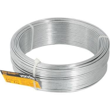 Imagem de Arame Galvanizado Comercial 0,71mm com 01kg BWG22 - Vonder
